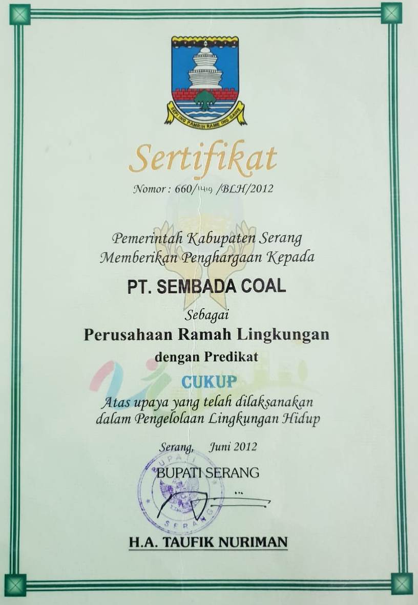 Sertifikat Lingkungan